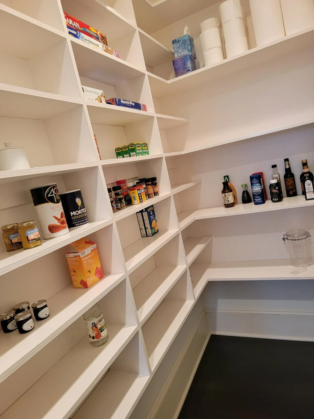 Pantry Organization: after our cleaning